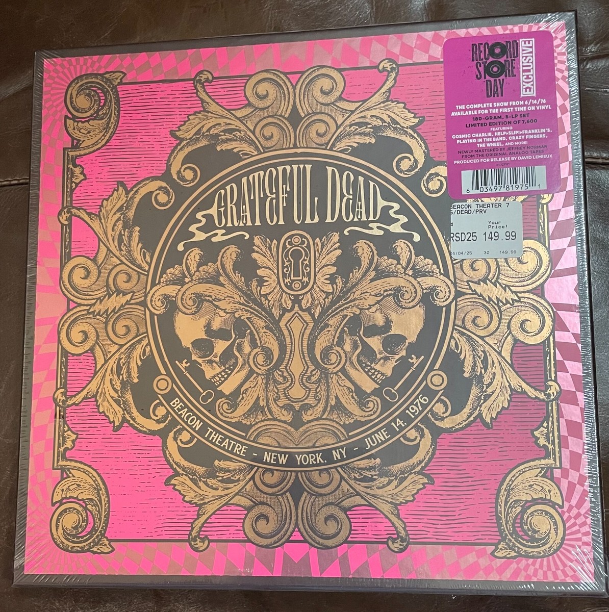 GRATEFUL DEAD Beacon Theatre NY June 14, 1976 RSD 2025 LP