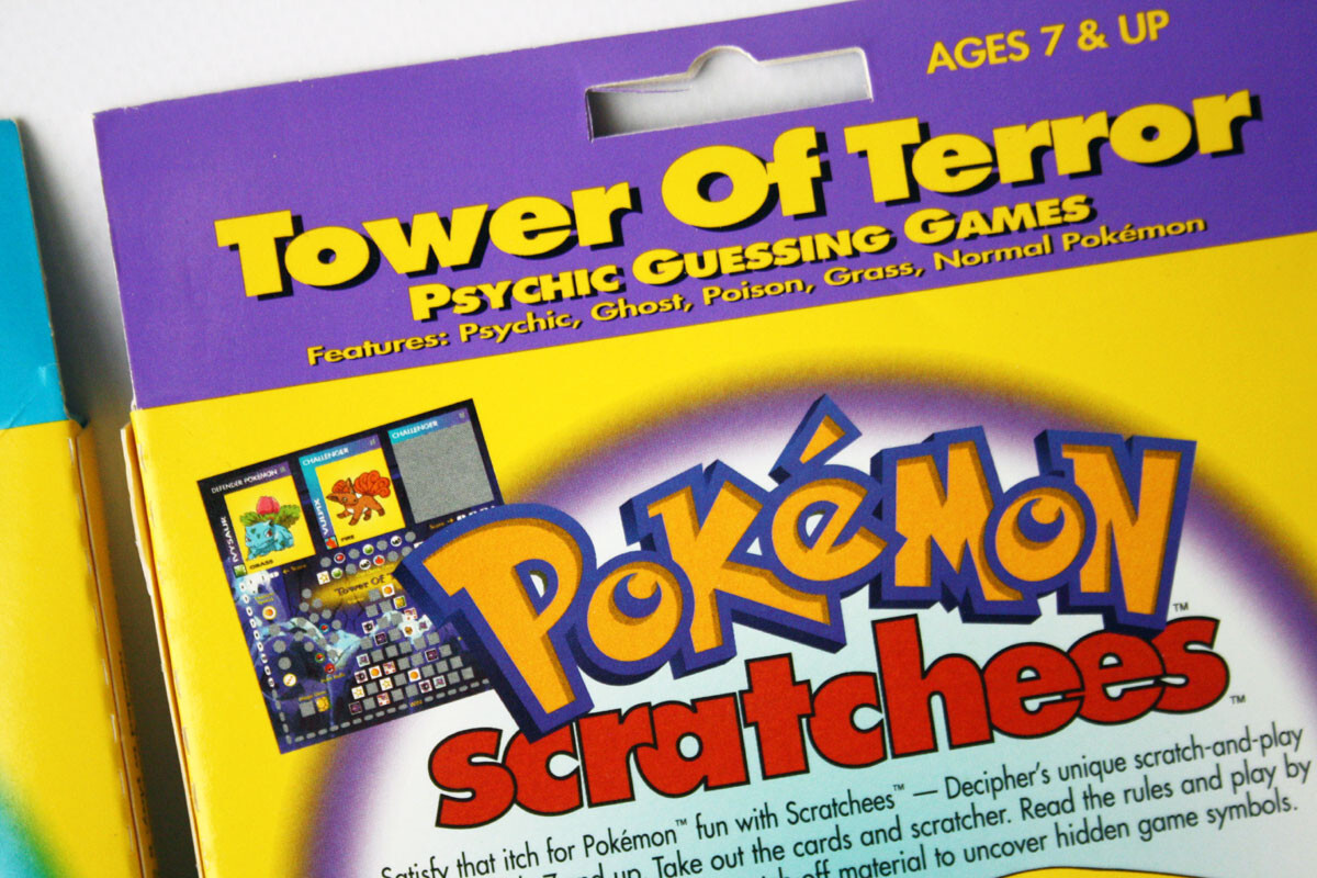 3x VINTAGE 1995-2000 COMPLETE SET POKEMON SCRATCHEES GAME CARDS