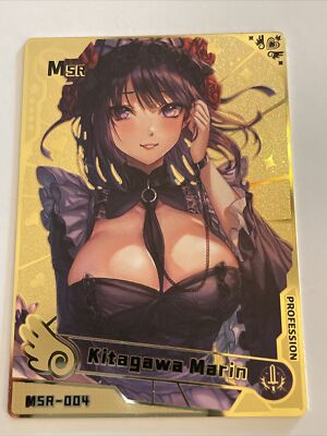 Goddess Story KITAGAWA MARIN MSR MSR-004 Numbered 34/100 GOLD METAL CARD