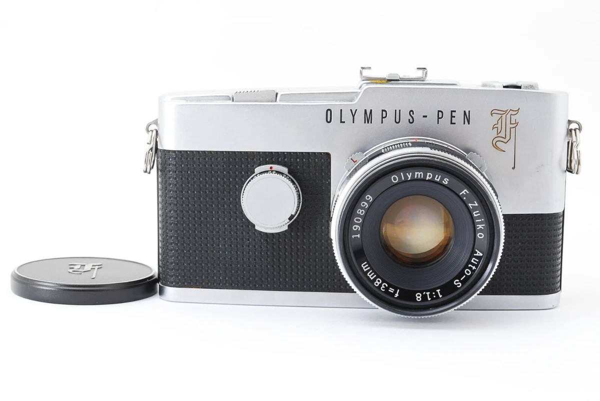 Olympus Pen F 35mm Half Film Camera F.Zuiko 38mm f/1.8 Lens [N MINT] Japan  #711