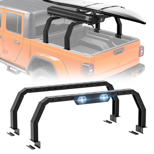 500lbs Capacity Overland Bed Racks Truck Cargo Carrier for 2004-2025 ...