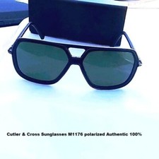 Cutler and Gross men sunglasses M1176 polarized lenses authentic made in Italy