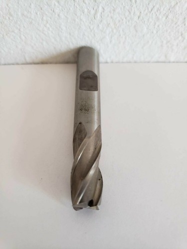 Quinco Tool 3/8" HSS End Mill Made USA 503013 2 8/16" OAL 4 Flutes - Picture 2 of 5