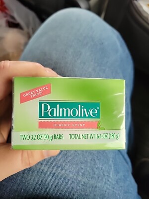PALMOLIVE (Classic Scent) Mild All Family Bath Soap GREAT SCENT-2 BARS/1 PK