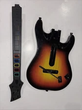 Guitar Hero Controller PS3 Sunburst RED Octane Untested As Is No Dongle