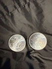 1982 Engelhard American Prospector  (2x) 1 oz .999 Fine Silver Round Coin BIG E