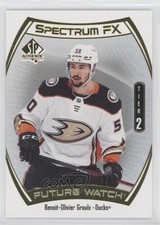2021-22 SP Authentic Bounty Spectrum FX Future Watch Benoit-Olivier Groulx 4z8