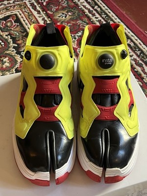 Maison Margiela X Reebok Tabi Instapump Fury Oxfort Multicolor / Citron Gr. 44