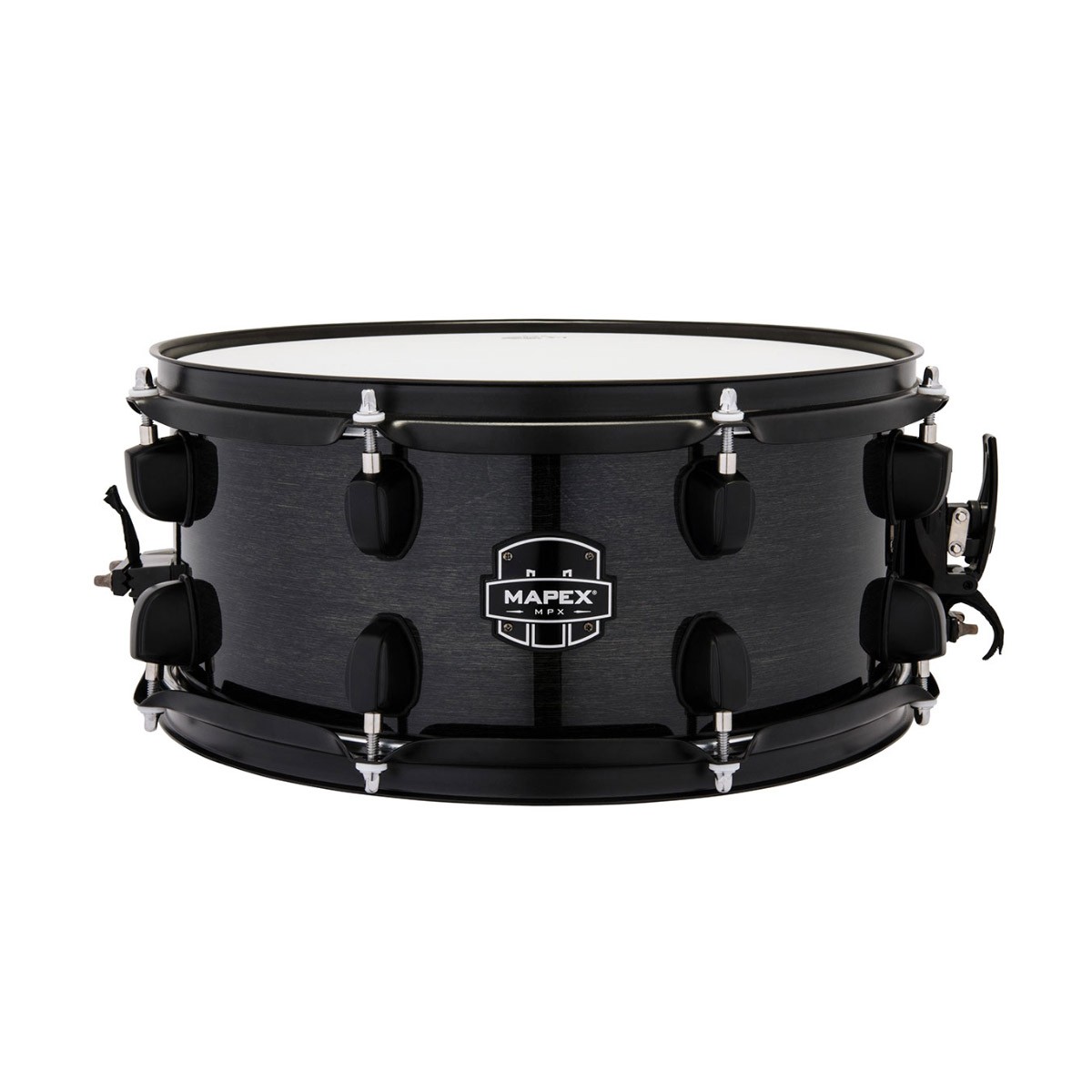 Mapex MPX 14 x 6.5 Maple/Poplar Snare Drum, Transparent Midnight Black (NEW)