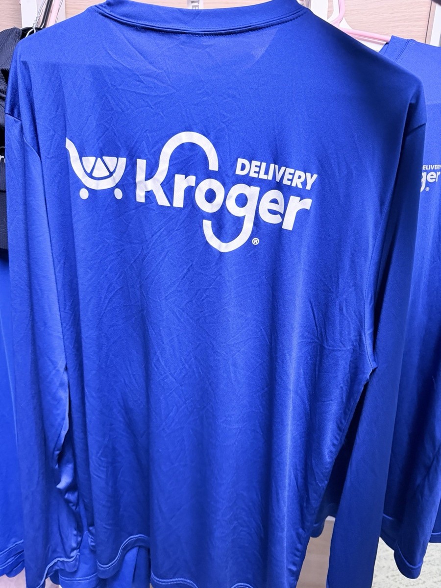 KROGER Delivery Reflective 4 Polo/ 3 Dry Fit/ 1 Woven Shirt + 2 Hats Lot USED View 5