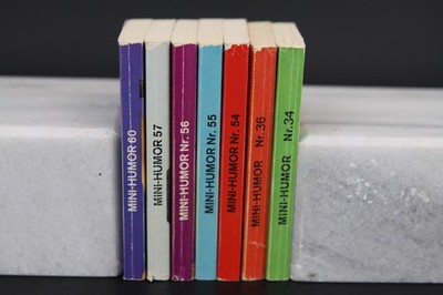   7x Mini Humor Witzebuch - Erotik Nackt Sexy Pikant - Vintage 1973-1976 #L1