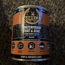 Gorilla Glue Gorilla Waterproof Coat & Seal black  473ml