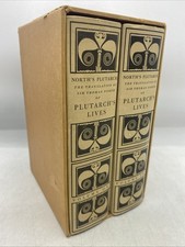 Plutarch's Lives Translated by Sir Thomas North Heritage Press - 1941 -Vol 1 & 2