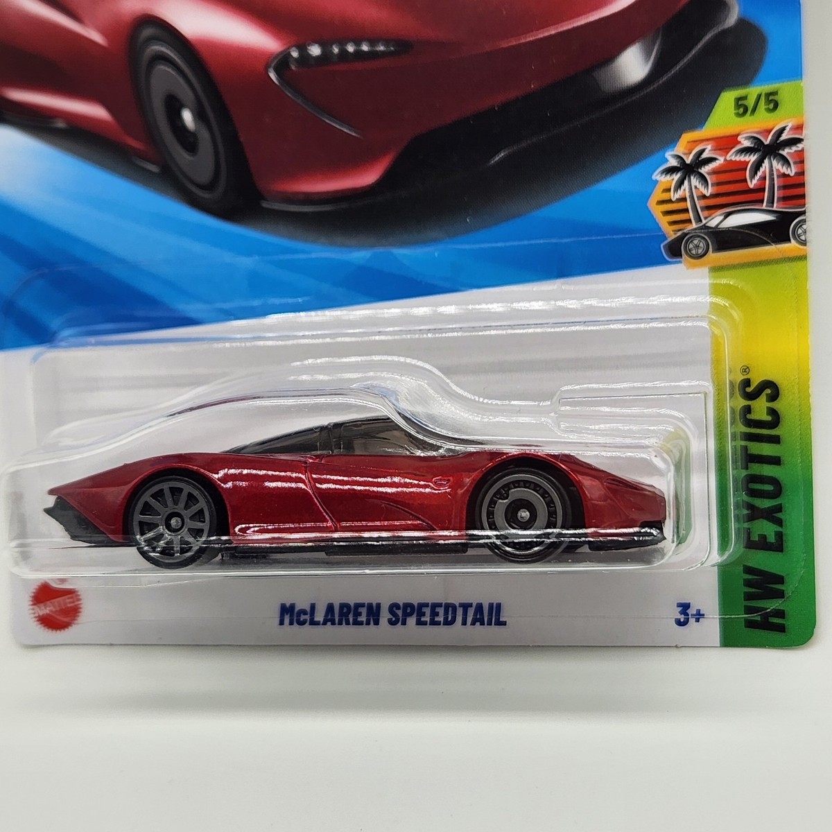 Hot Wheels McLaren Speedtail JBB28 HW Exotics Red 5/5 2025 K CASE