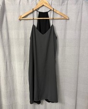 Express Reversible Cami Dress Size Small Womens Gray Thin Straps Keyhole Back