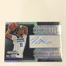 2024 Panini Prizm Black Sensational Signatures Naz Reid Autograph #SS-NAZ 24/25