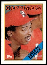 1988 Topps Willie McGee St. Louis Cardinals #160