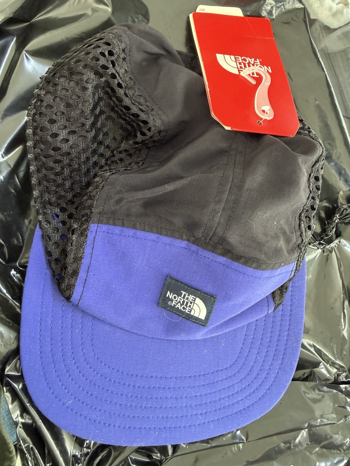 the north face 5 panel hat Strapback Unisex One Size Blue