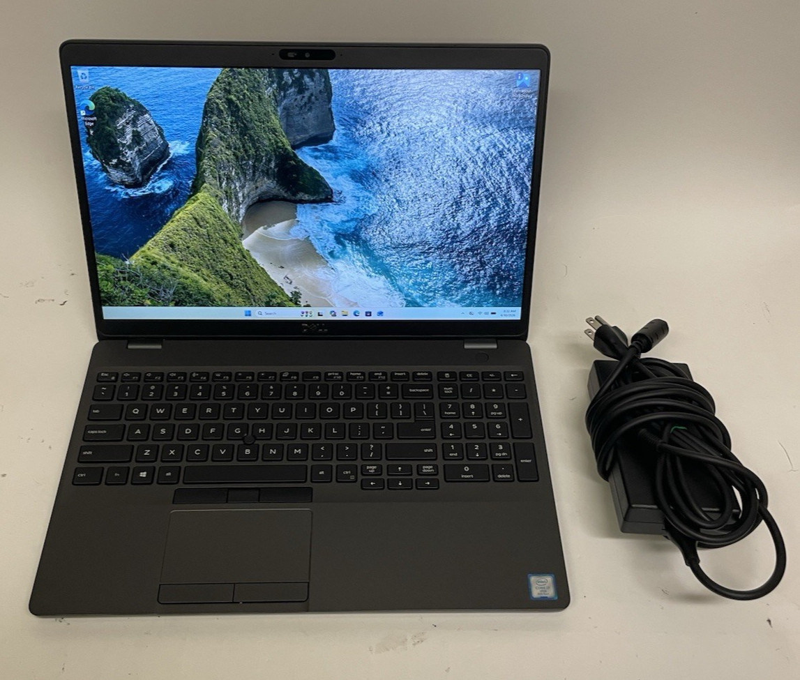 Dell Latitude 5500 15.6, 15-Inch Laptop, with Intel Core i7 8th Gen., 256 GB SSD (Solid State Drive), Windows 11 Pro