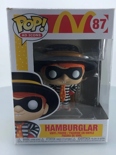 Funko POP! Ad Icons McDonald's Hamburglar #87 Vinyl Figure DAMAGED BOX SEE PICS