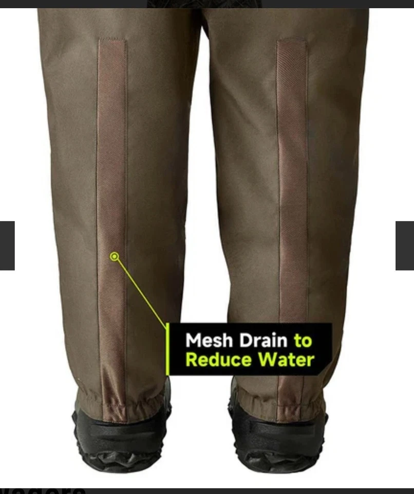 TEDEWE AquaWade Duck Waterfowl Hunting Breathable Chest Waders 1000G #(11) - Image 3 of 4