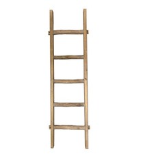 Blanket Ladder Fully Assembled 57in Wooden Ladder Shelf Living Room Bathroom ...