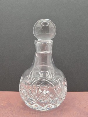 Vintage Schliff Kristall Parfüm Flakon Stopfen Schminktisch Kosmetik Flakon