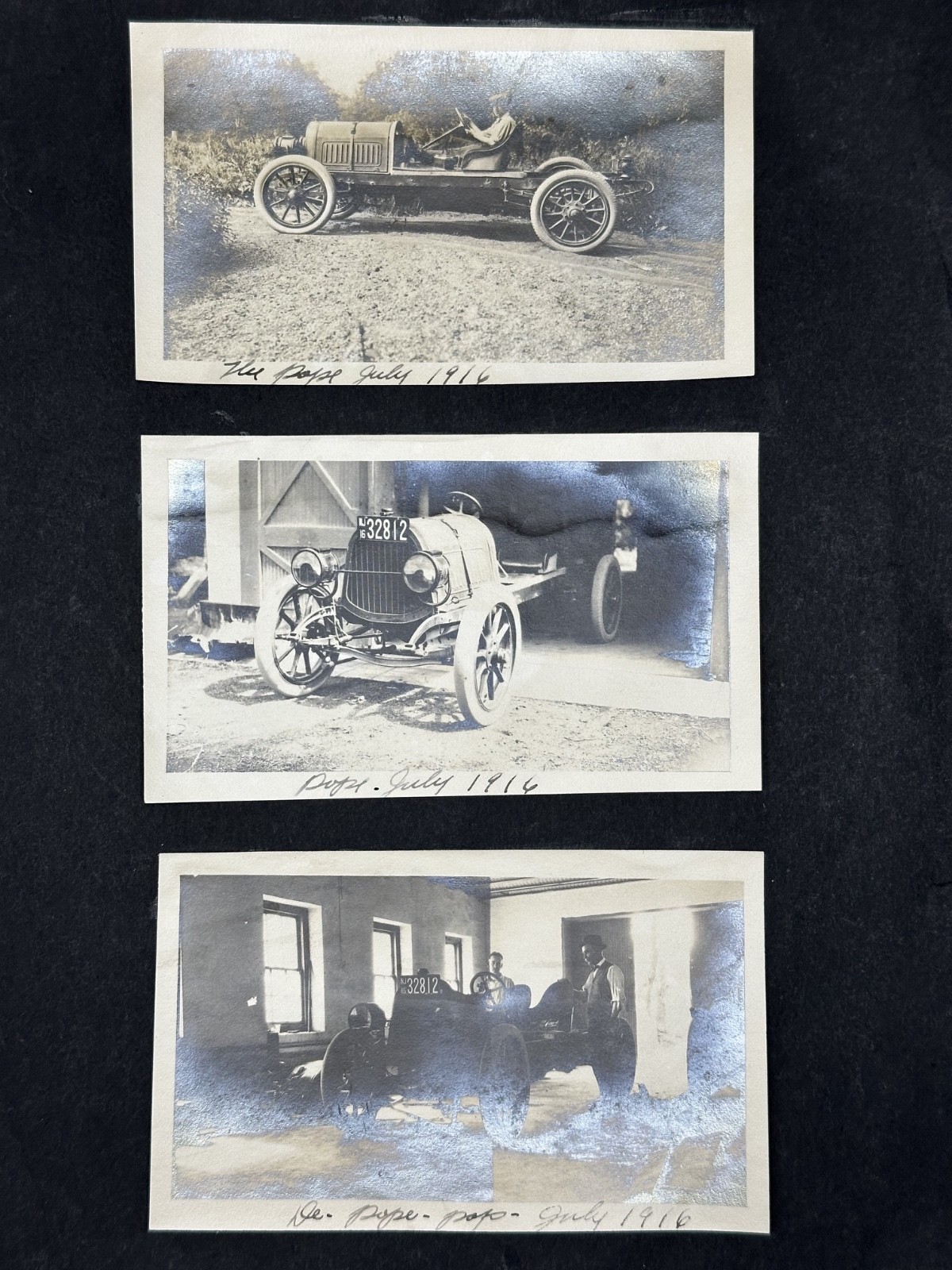 POPE MOTOR CAR 1916 PHOTOS FROM BERGAN COUNTRY NJ FP381