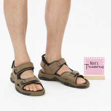 Ozark Trail Mens Sintetico Tan Adjustable Straps Open Toe Sport Sandals Size 12