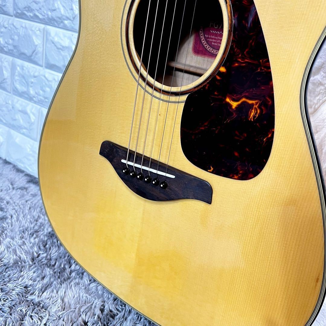 YAMAHA FG750S Acoustic Guitar Flame Maple Body Beautiful Sound