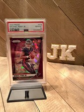 2024 Prizm Michael Penix Jr. RC Purple ICE #094/225 PSA 10! Falcons 🔥🔥LOW POP!