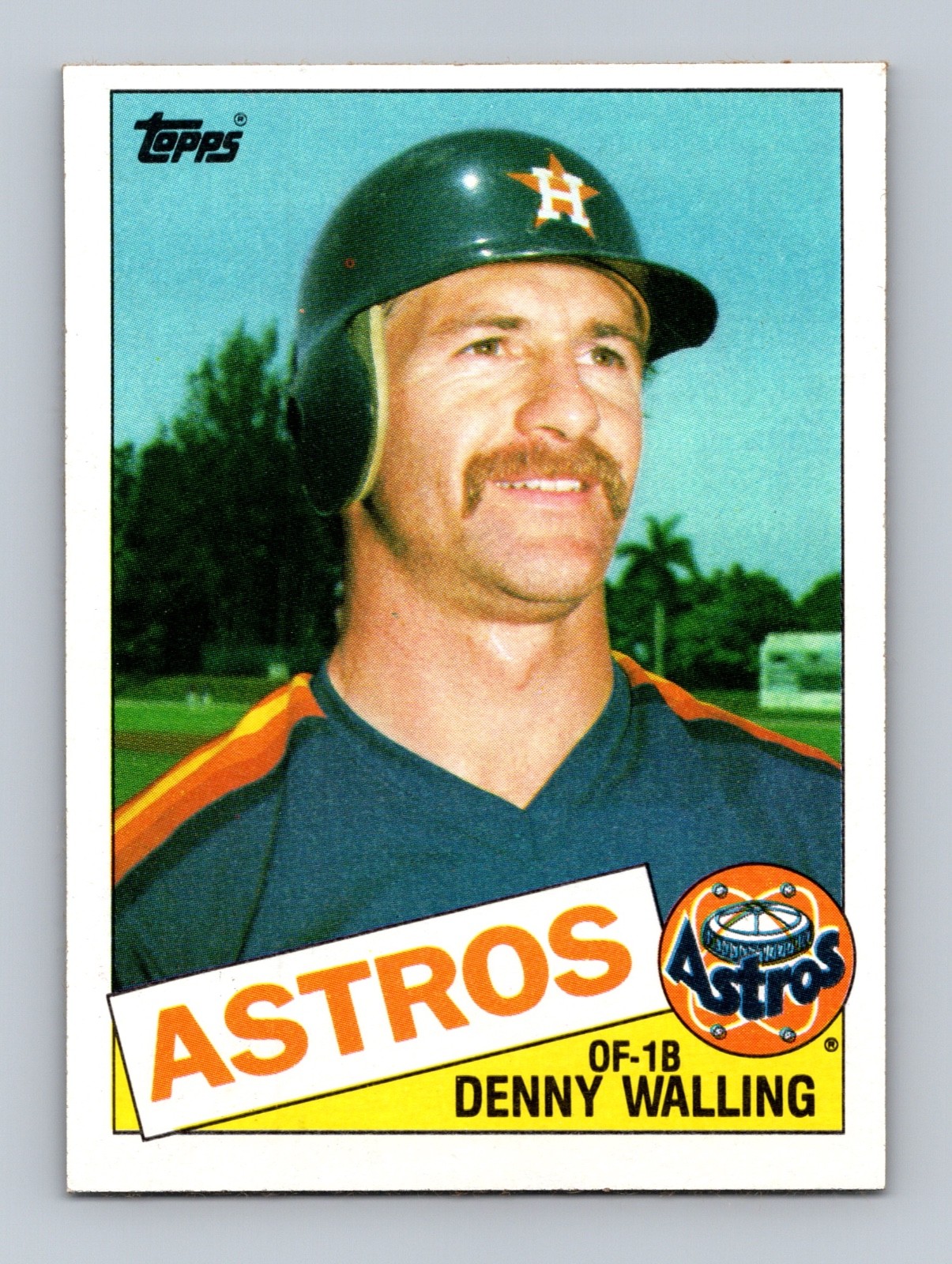 Denny Walling Houston Astros #382 1985 Topps Baseball