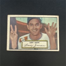 Topps 1952 Larry Jansen New York Giants #5 Base Set Vintage Baseball Card