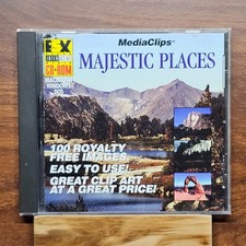 MediaClips Majestic Places CD-ROM Royalty Free Images  Audio 100 Mac Windows