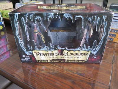 PIRATES OF THE CARIBBEAN CURSE BLACK PEARL CURSED BARBOSSA VS. SPARROW NEW NECA