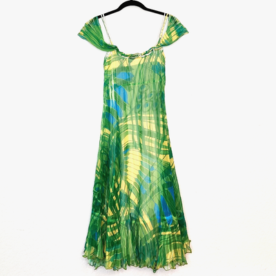 slim fit dress slacks Ruffled Sleeve Crinkle Midi Dress | Women's Dresses