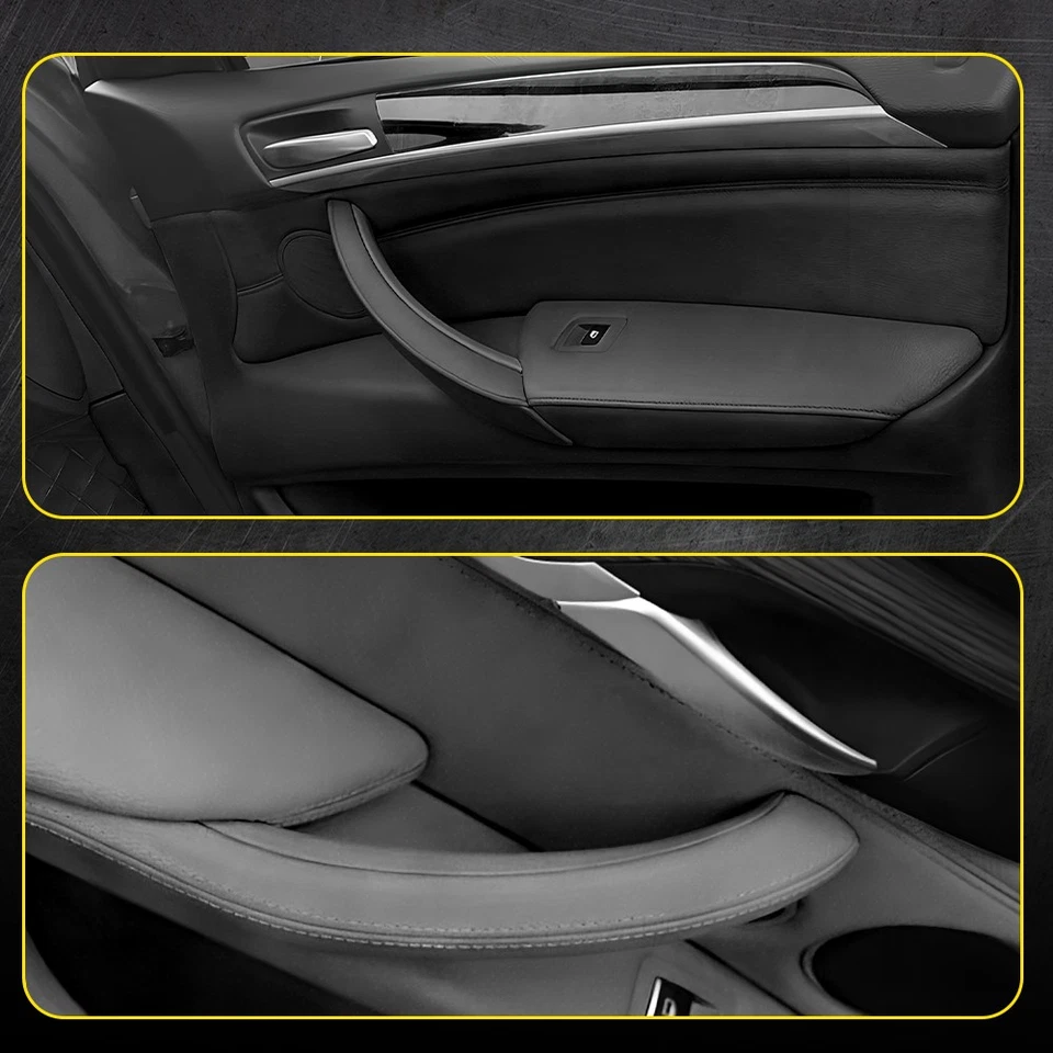 For BMW X5 F15 X6 F16 14-18 Carbon Fiber 3-15X Interior Door Handle Pull Cover - Image 2 of 4