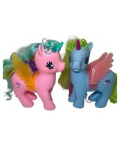 Member Mark Unicorn Set with Glow in the Dark Wings 2 Large Ponies