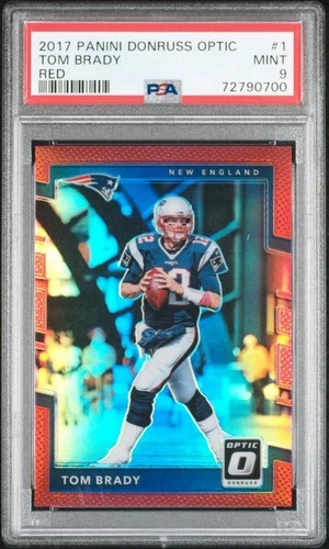 2017 Donruss Optic - Tom Brady #1 Red Prizm /99