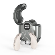 NEW Comfortable Mini RIC Invisible Hearing Aids Stepless Volume Type-C Charging