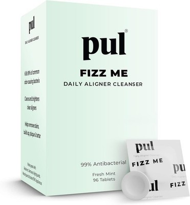 PUL Aligner Cleaner Tablets (Pack of 96)   For Cleaning Invisalign, All Clear...