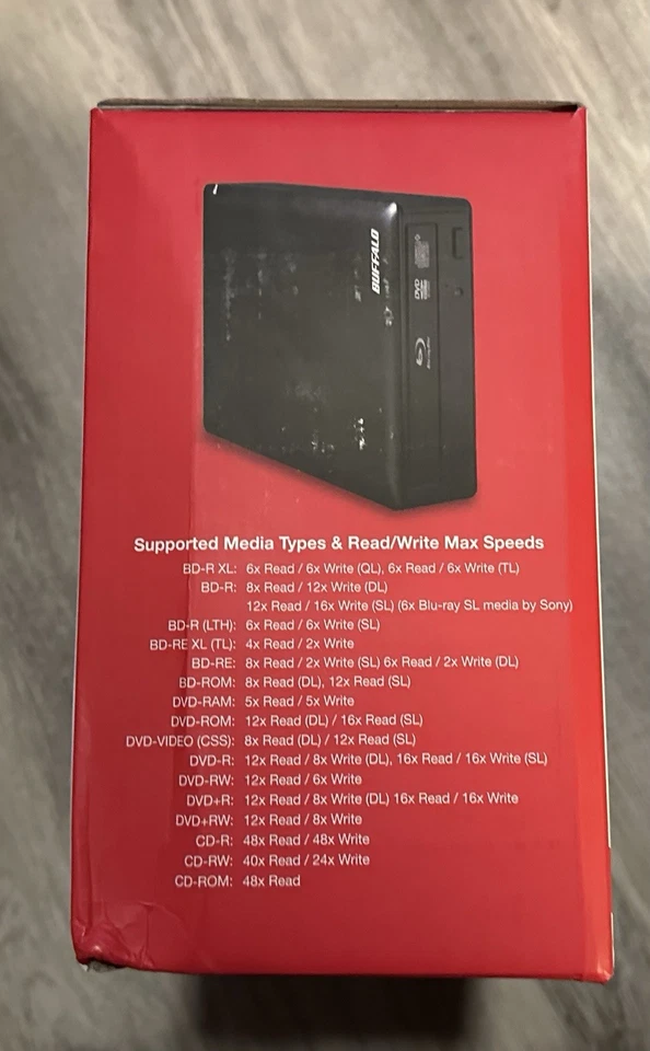 Buffalo MediaStation 16x Desktop BDXL Blu-Ray Writer (BRXL16U3) - New Sealed - Image 4 of 4