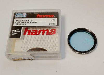HAMA HOYA Korrektur-Filter KB 3 (82 B) MC M37 E 37mm (B91)