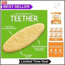 Organic Teething Wafers Sweet Potato Banana 12 Ct 6 Pack Gluten Free Baby Snack