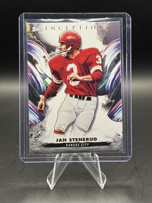 2024 Topps Inception Jan Stenerud #72 Kansas City Chiefs HOF