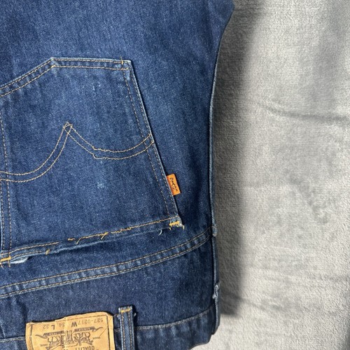 Levi’s Vintage Orange Tab Medium Wash Denim Jeans Straight Leg Men W34 L32 Blue - Picture 3 of 12