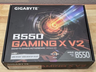 GIGABYTE B550 GAMING X V2 AM4 ATX Motherboard AMD B550 PCIe 4.0 Dual M.2