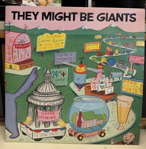 They Might Be Giants Self Titled Lp Vinyl 1986 1st Press W/Insert VG+ - 第 1/6 張圖片
