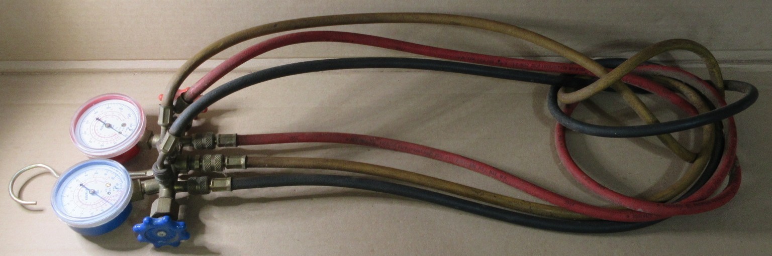 ROBINAIR HVAC AC 11692 & 11693 Manifold Twin Gauge Valve Set R-22 R-12 R-502
