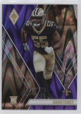 2023 Panini Phoenix Rookies Purple Seismic 61/125 Isaiah Foskey #158 1u6